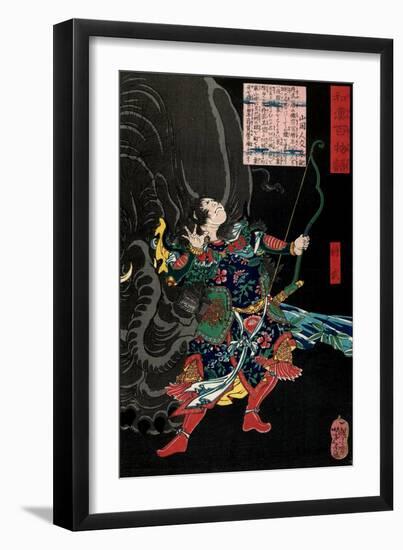 Shôbu, from the Series One Hundred Ghost Stories from China and Japan-Yoshitoshi Tsukioka-Framed Giclee Print