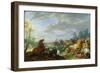 Shock Cavalry (Oil on Canvas)-Adam Frans van der Meulen-Framed Giclee Print