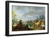 Shock Cavalry (Oil on Canvas)-Adam Frans van der Meulen-Framed Giclee Print