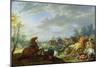 Shock Cavalry (Oil on Canvas)-Adam Frans van der Meulen-Mounted Giclee Print