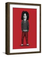 Shock Rock (Pets Rock)-Takkoda-Framed Art Print