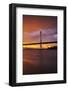 Shockingly Beautiful Morning, Oakland Bay Bridge, East San Francisco Bay Area, Lightning-Vincent James-Framed Photographic Print