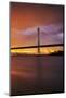 Shockingly Beautiful Morning, Oakland Bay Bridge, East San Francisco Bay Area, Lightning-Vincent James-Mounted Photographic Print