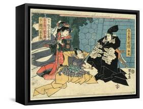 Shodan-Utagawa Kuniyasu-Framed Stretched Canvas
