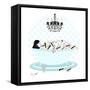 Shoe Bath-Martina Pavlova-Framed Stretched Canvas