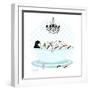 Shoe Bath-Martina Pavlova-Framed Art Print