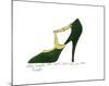 Shoe, c.1955 (Green and Yellow)-Andy Warhol-Mounted Giclee Print