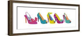 Shoe Collection-Clara Wells-Framed Giclee Print