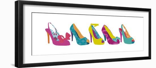 Shoe Collection-Clara Wells-Framed Giclee Print