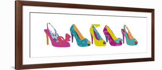 Shoe Collection-Clara Wells-Framed Giclee Print