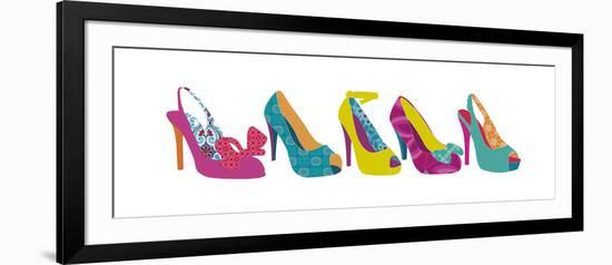 Shoe Collection-Clara Wells-Framed Giclee Print