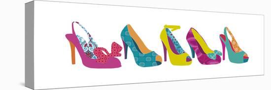 Shoe Collection-Clara Wells-Stretched Canvas