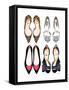 Shoe Collection-Amanda Greenwood-Framed Stretched Canvas