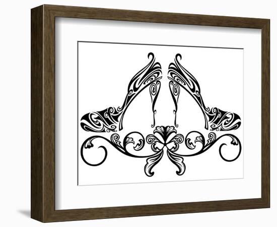 Shoe Design-Cattallina-Framed Art Print