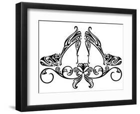 Shoe Design-Cattallina-Framed Art Print