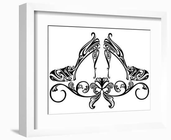 Shoe Design-Cattallina-Framed Art Print