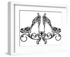 Shoe Design-Cattallina-Framed Art Print