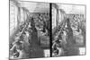 Shoe Factory Workers-null-Mounted Photographic Print