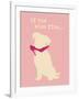 Shoe Fits - Pink Version-Dog is Good-Framed Art Print