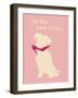 Shoe Fits - Pink Version-Dog is Good-Framed Art Print