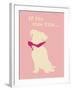 Shoe Fits - Pink Version-Dog is Good-Framed Art Print