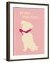 Shoe Fits - Pink Version-Dog is Good-Framed Art Print