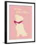 Shoe Fits - Pink Version-Dog is Good-Framed Art Print