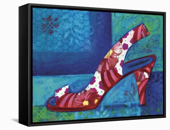 Shoe Flower-Fiona Stokes-Gilbert-Framed Stretched Canvas