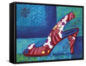 Shoe Flower-Fiona Stokes-Gilbert-Framed Stretched Canvas