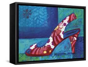 Shoe Flower-Fiona Stokes-Gilbert-Framed Stretched Canvas