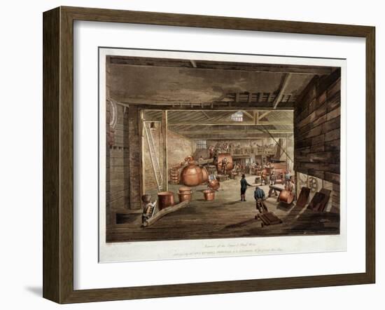 Shoe Lane, London, C1806-John Claude Nattes-Framed Giclee Print