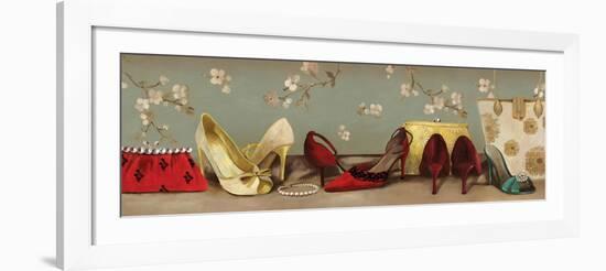 Shoe Lineup-Sloane Addison  -Framed Art Print