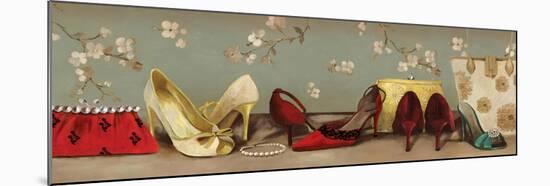 Shoe Lineup-Sloane Addison  -Mounted Art Print