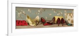 Shoe Lineup-Sloane Addison  -Framed Premium Giclee Print