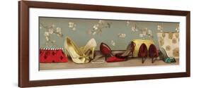 Shoe Lineup-Sloane Addison  -Framed Premium Giclee Print