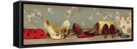 Shoe Lineup-Sloane Addison  -Framed Stretched Canvas