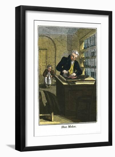 Shoe Maker, 1823-null-Framed Giclee Print