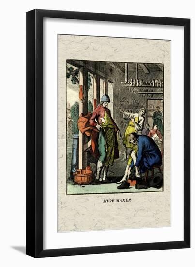 Shoe Maker-null-Framed Art Print