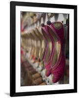 Shoe Shop in Amritsar, Punjab, India-David H^ Wells-Framed Photographic Print