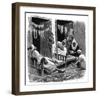 Shoe Shop in Fez, Morocco, C1890-null-Framed Giclee Print