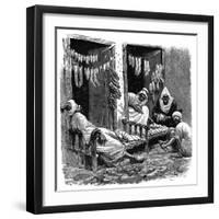 Shoe Shop in Fez, Morocco, C1890-null-Framed Giclee Print