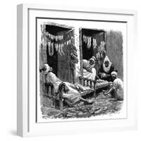 Shoe Shop in Fez, Morocco, C1890-null-Framed Giclee Print