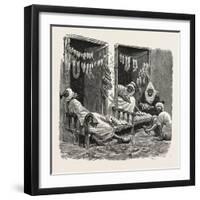 Shoe Shop in Fez-null-Framed Premium Giclee Print