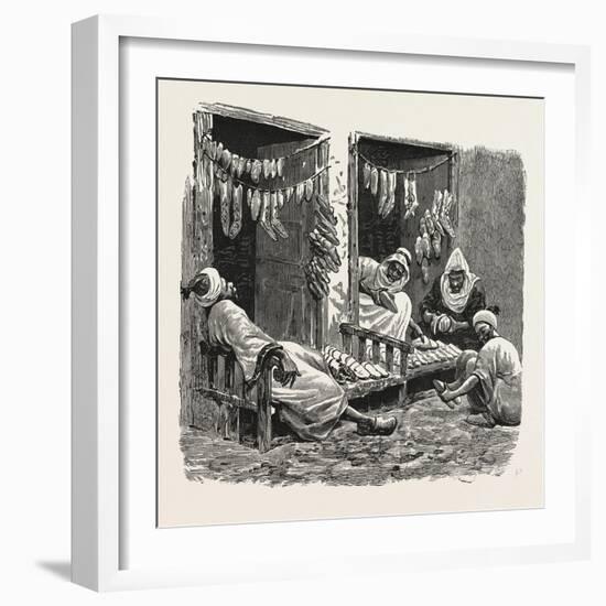 Shoe Shop in Fez-null-Framed Giclee Print