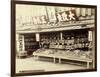 Shoe Shop in Kyoto, c.1890-null-Framed Giclee Print