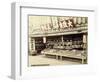 Shoe Shop in Kyoto, c.1890-null-Framed Premium Giclee Print