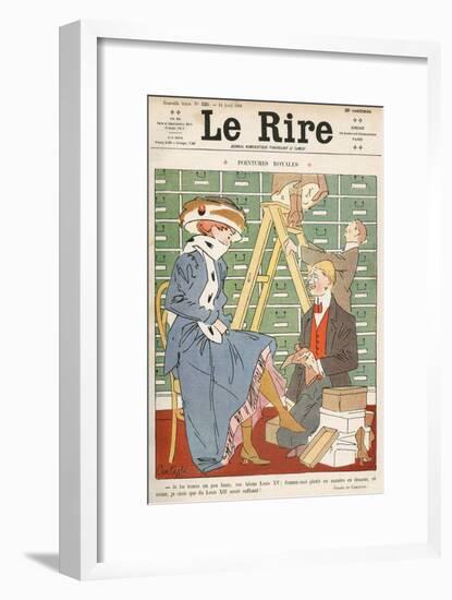 Shoe Shop, Le Rire-null-Framed Art Print