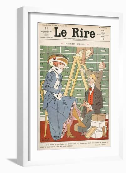 Shoe Shop, Le Rire-null-Framed Art Print