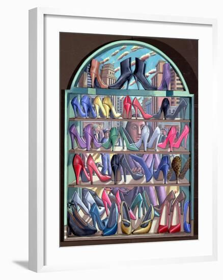 Shoe Shop-PJ Crook-Framed Giclee Print