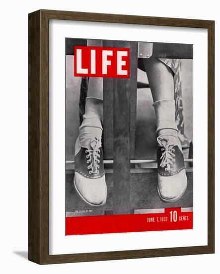 Shoe Style of a Female Student, June 7, 1937-Alfred Eisenstaedt-Framed Photographic Print